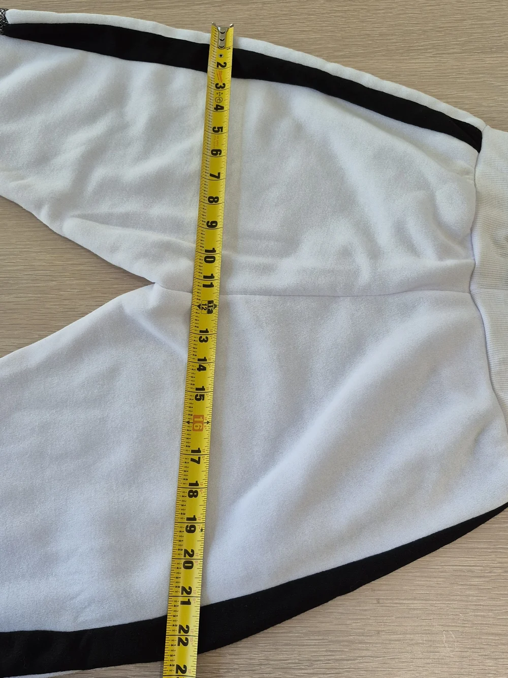 White and Black Logo Jogger Pants - Picture 8 of 13